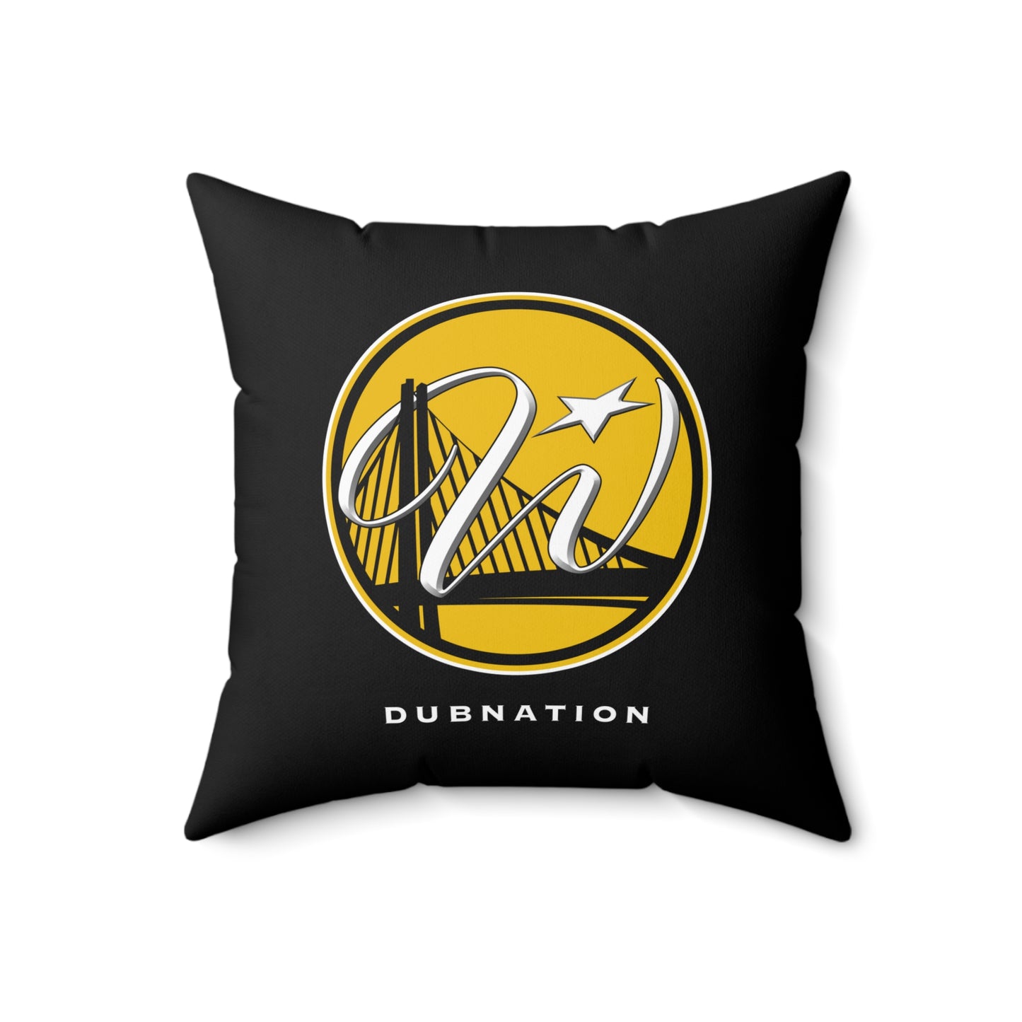 DUBNATION Faux Suede Square Pillow Dubs Pillow Faux Suede Dubnation