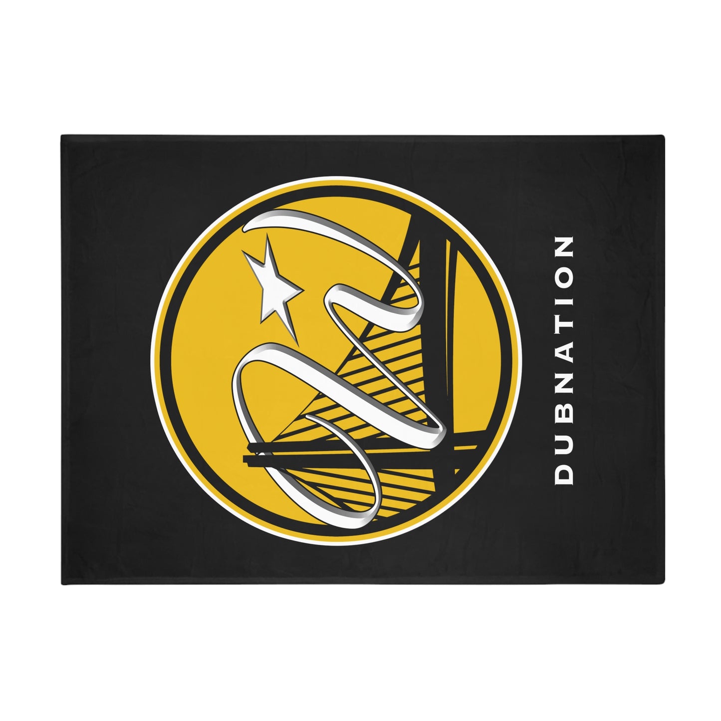 DUBNATION Plush Fleece Blanket, Black Bridge Wrap DubNation