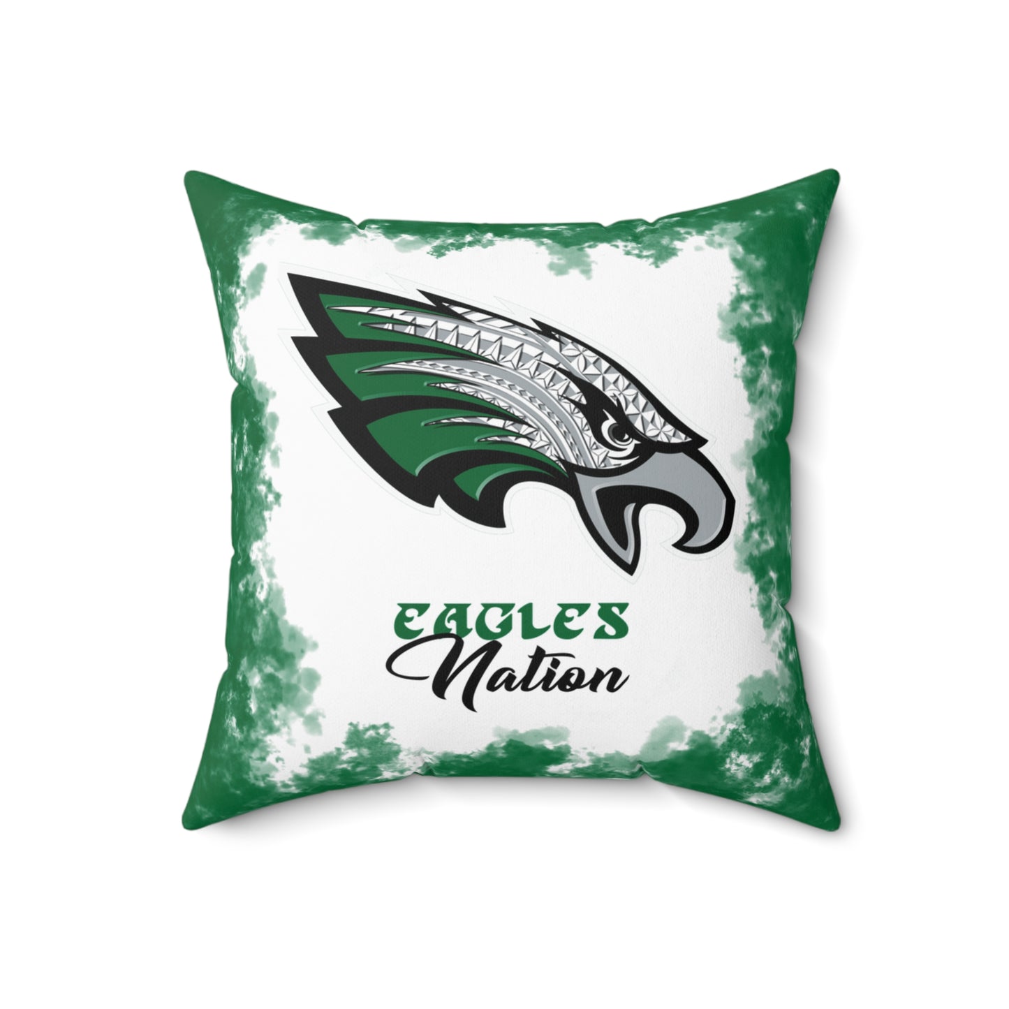 Eagles Tribal Faux Suede Square Pillow Eagles Tribal Faux, Fan Cave Gift