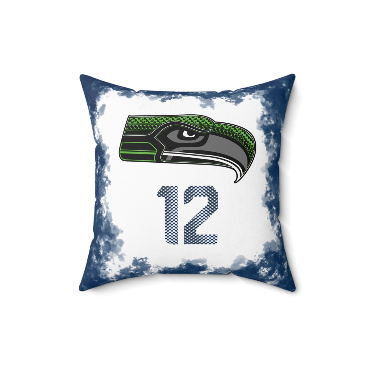 Hawks Tribal Faux Suede Square Pillow Hawks Tribal Faux Suede Fan Cave Gift