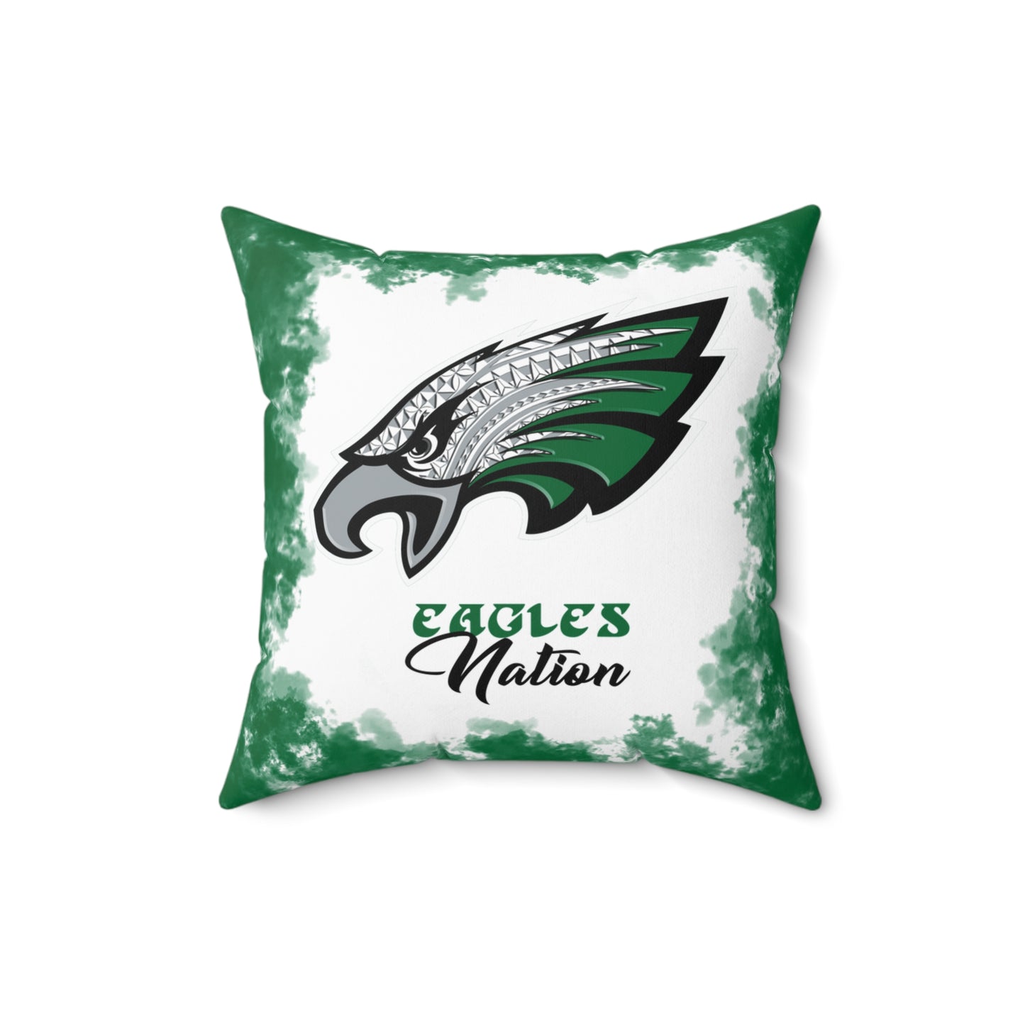 Eagles Tribal Faux Suede Square Pillow Eagles Tribal Faux, Fan Cave Gift