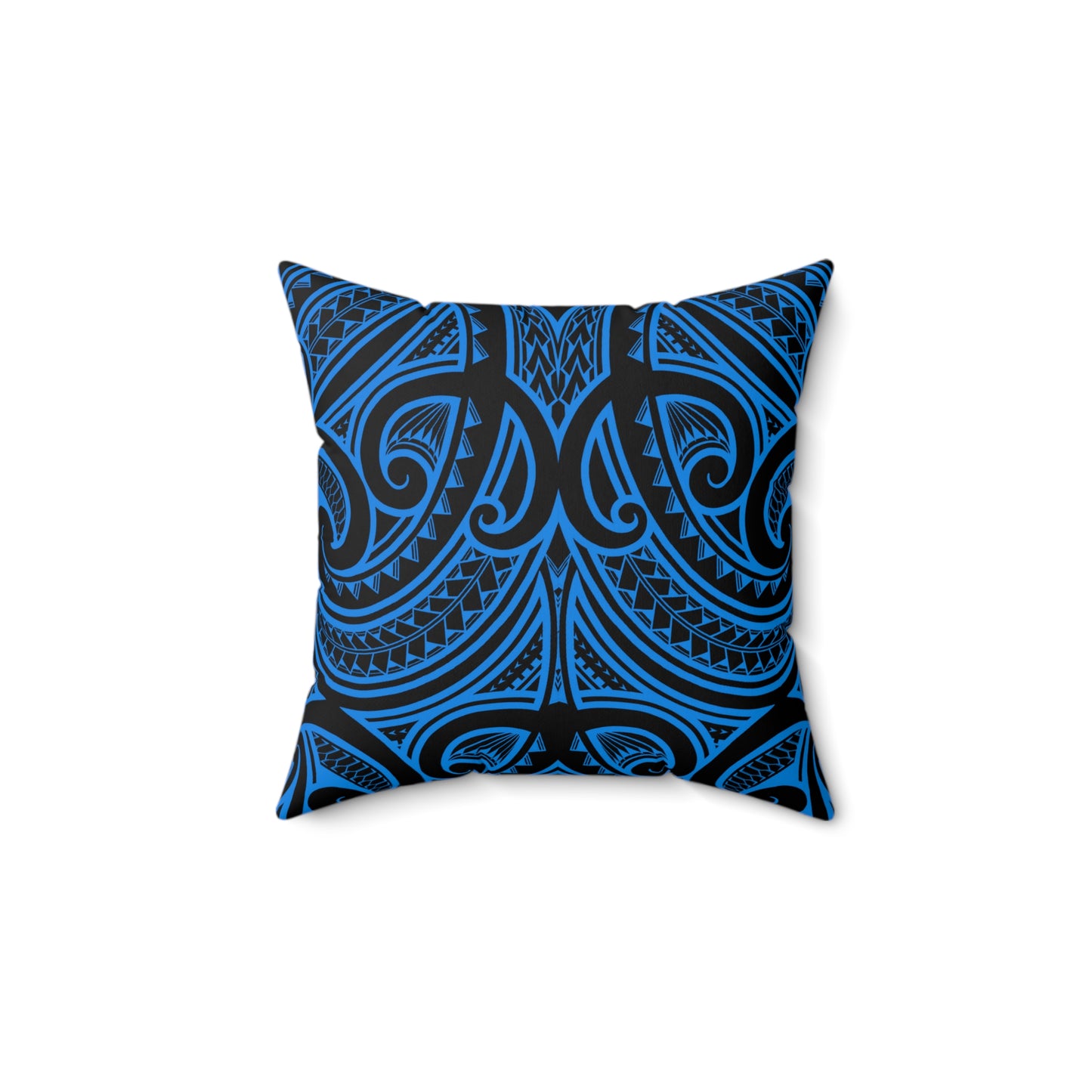 Guam Faux Suede Square Pillow Guam Seal Tribal Pillow Faux Suede