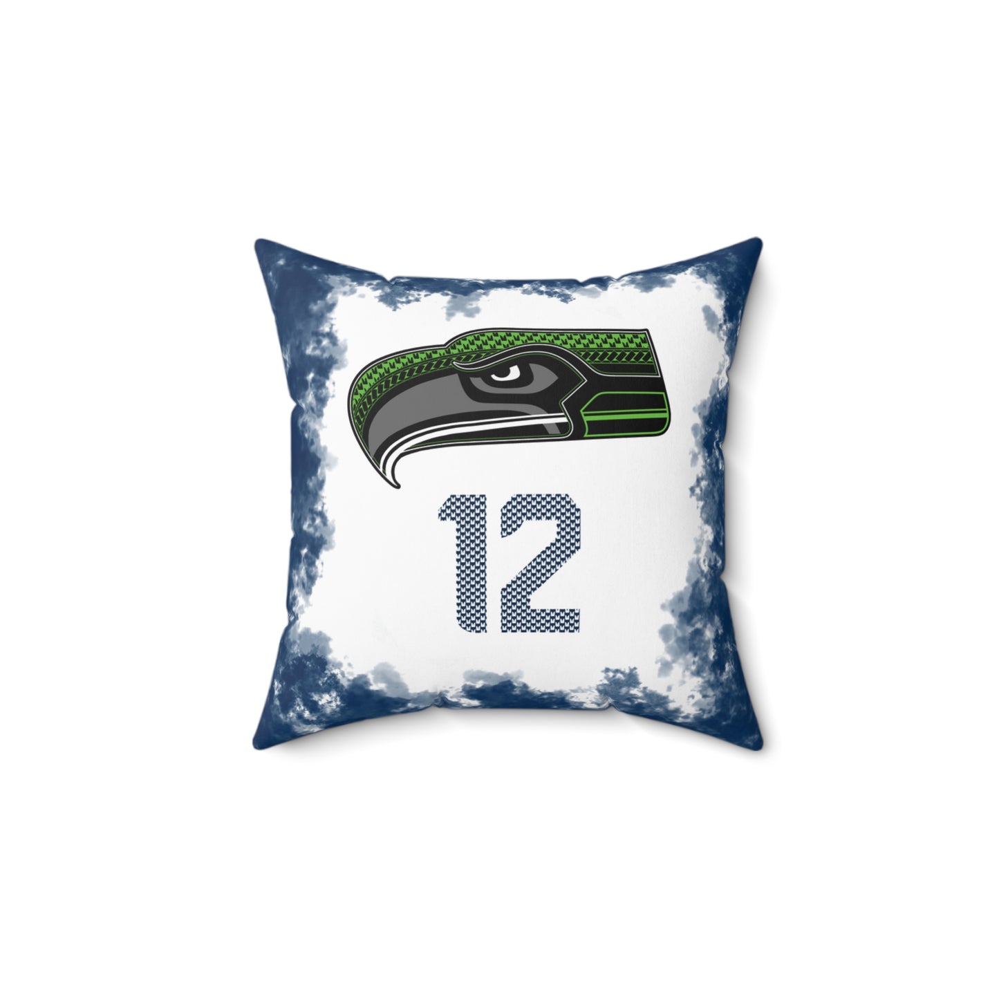 Hawks Tribal Faux Suede Square Pillow Hawks Tribal Faux Suede Fan Cave Gift