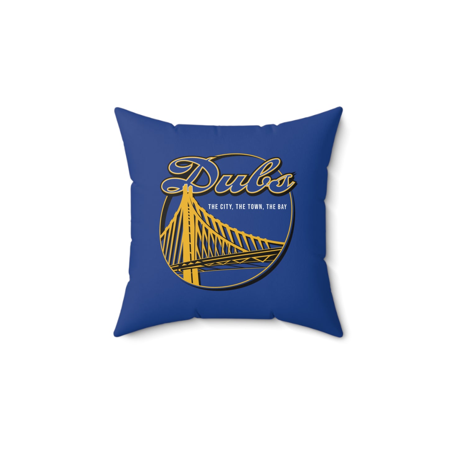 DUBS Faux Suede Square Pillow DUBS Blue Tribal Faux Suede Pillow