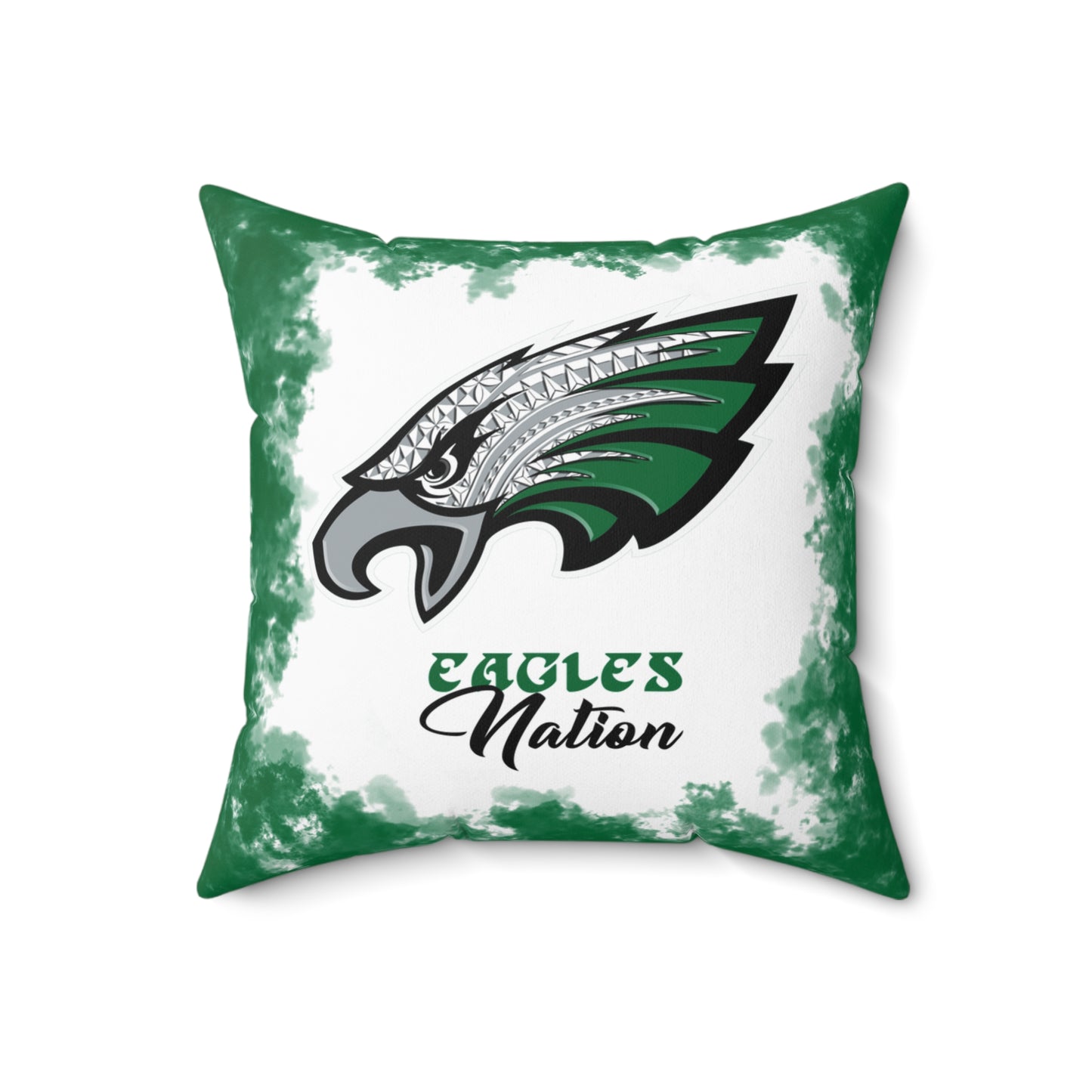Eagles Tribal Faux Suede Square Pillow Eagles Tribal Faux, Fan Cave Gift