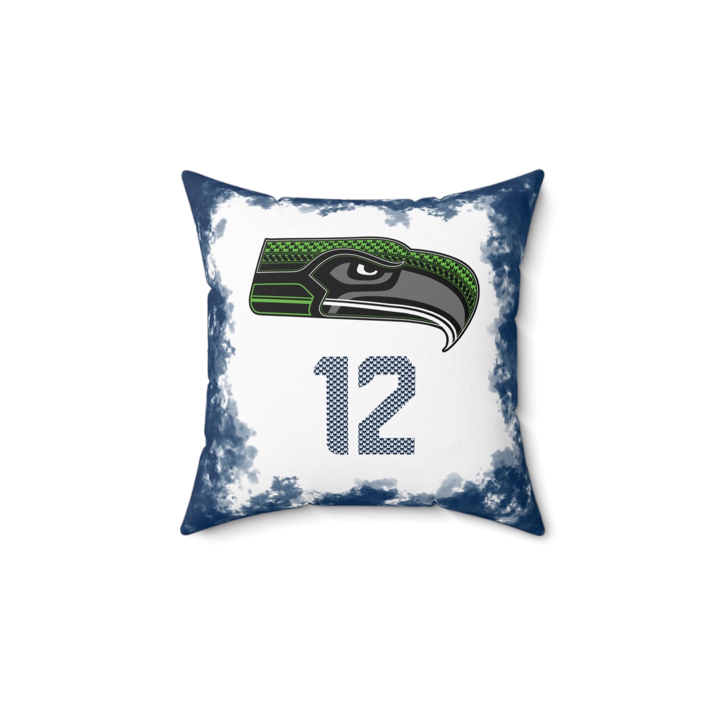 Hawks Tribal Faux Suede Square Pillow Hawks Tribal Faux Suede Fan Cave Gift