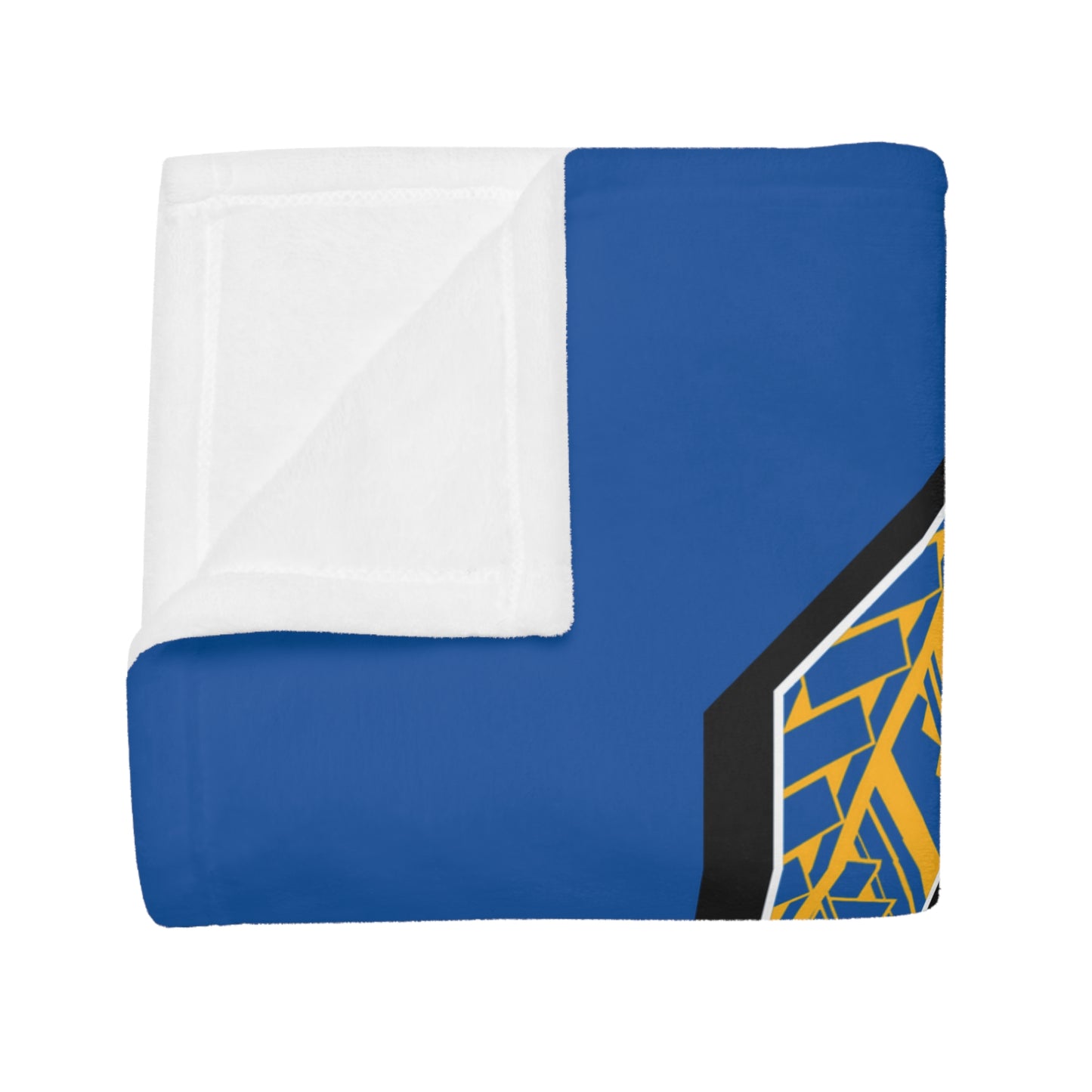 SJ SPARTAN CITY Plush Fleece Blanket, Blue Custom SJ