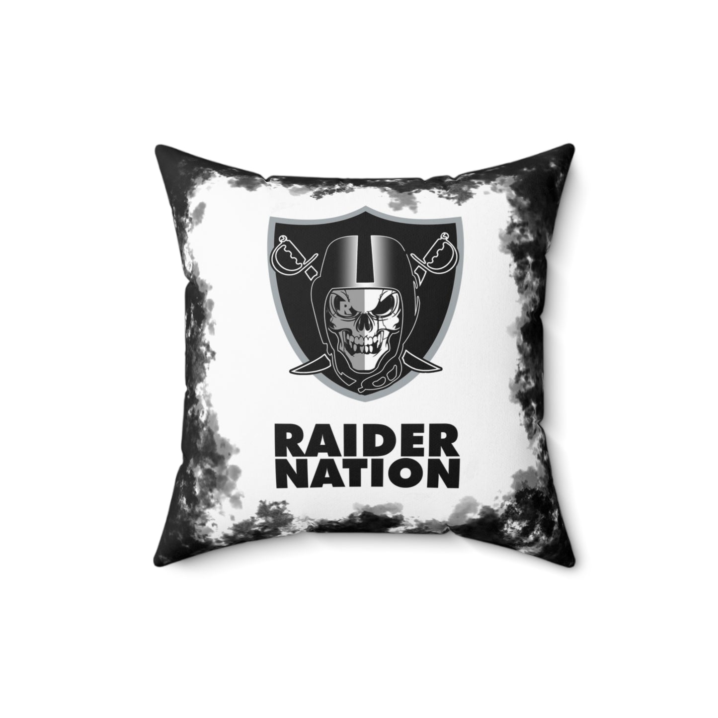 Raider Nation Tribal Faux Suede Square Pillow Raiders Tribal, Fan Cave Gift