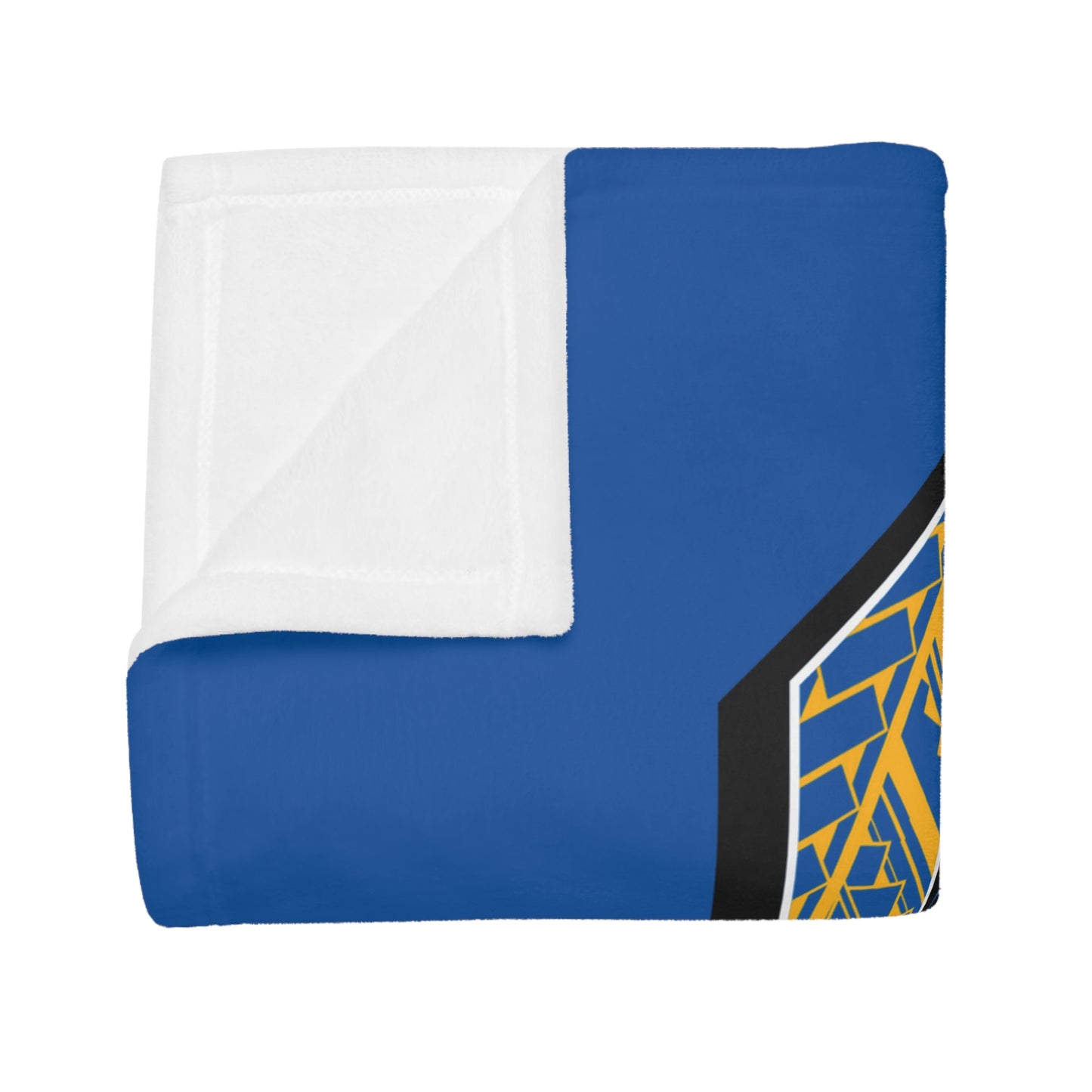 SJ SPARTAN CITY Plush Fleece Blanket, Blue Custom SJ