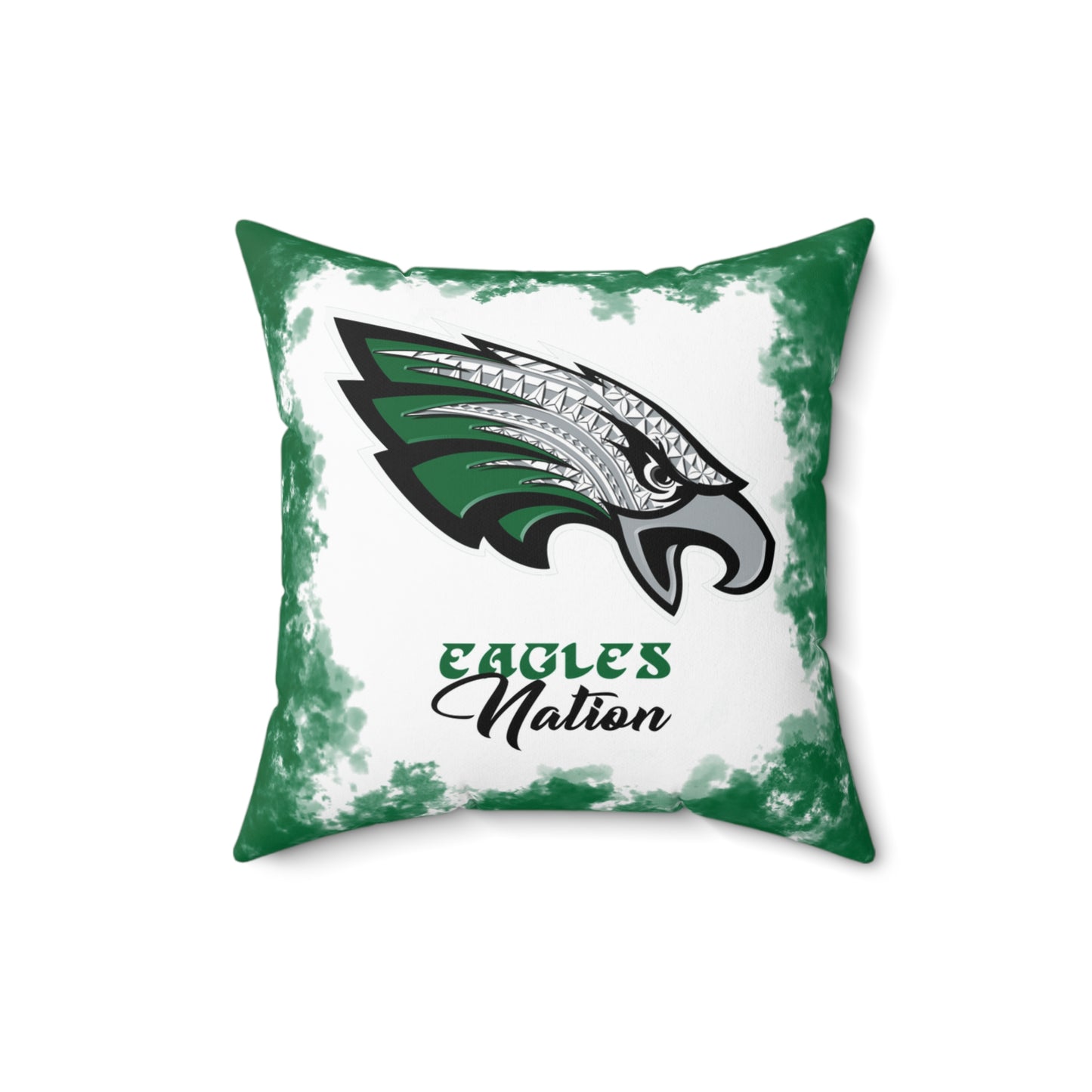 Eagles Tribal Faux Suede Square Pillow Eagles Tribal Faux, Fan Cave Gift