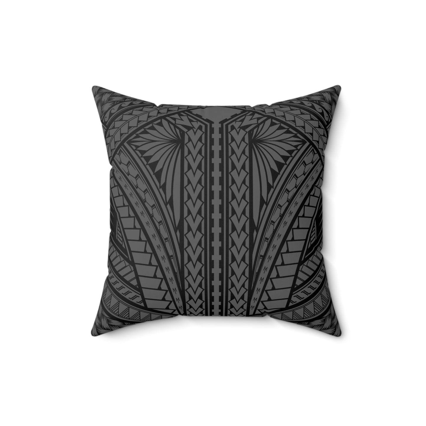 USO Faux Suede Square Pillow USO Samoa Tribal Pillow Faux Suede
