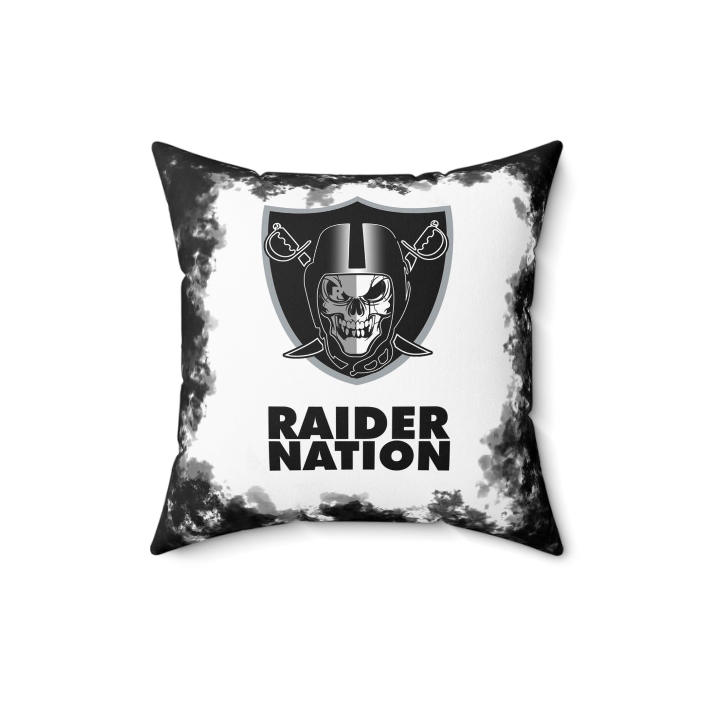 Raider Nation Tribal Faux Suede Square Pillow Raiders Tribal, Fan Cave Gift