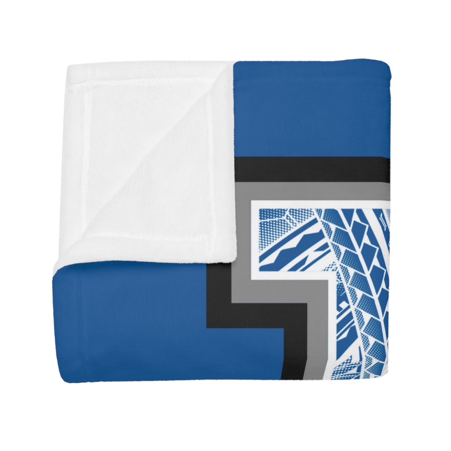 LA TRIBAL Plush Fleece Blanket, Blue City of Angels Tribal, LA Blue