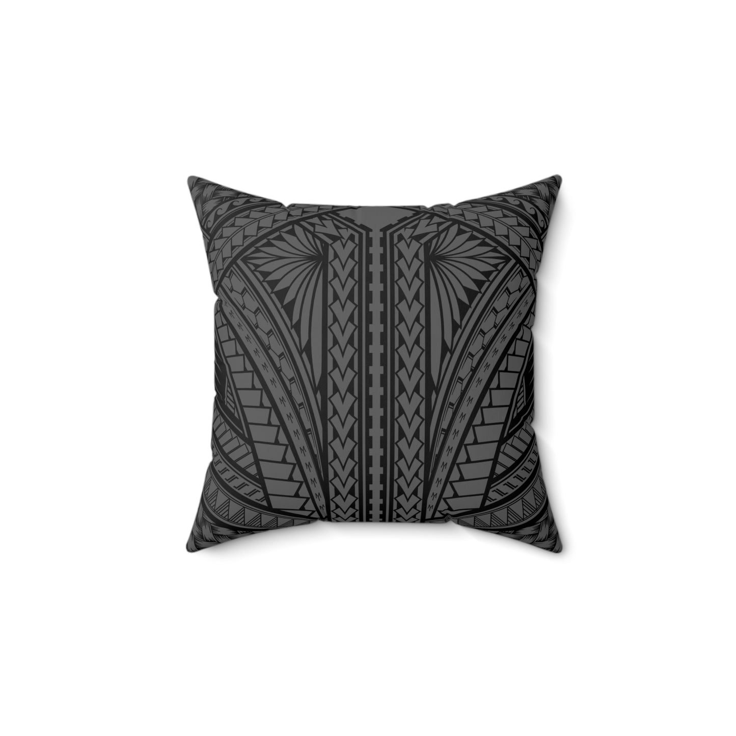 USO Faux Suede Square Pillow USO Samoa Tribal Pillow Faux Suede