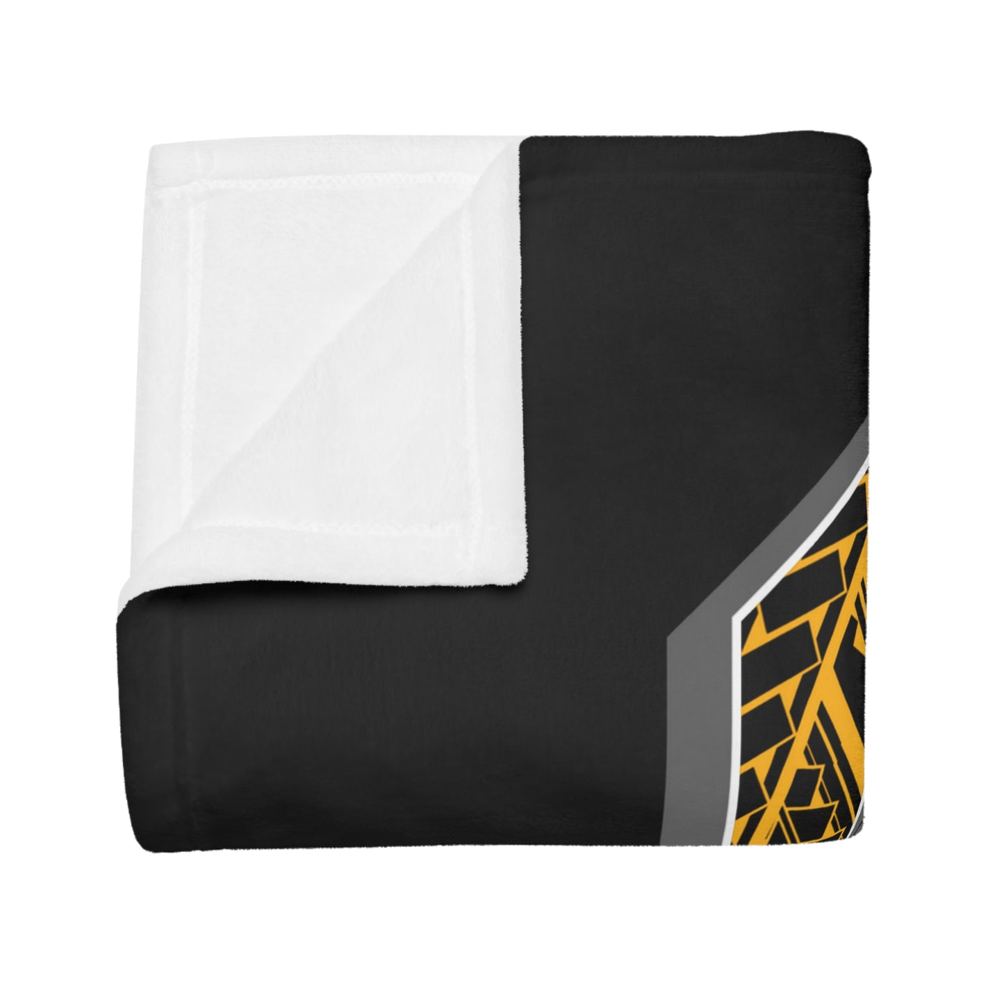 SJ SPARTAN CITY Plush Fleece Blanket, Black Custom SJ