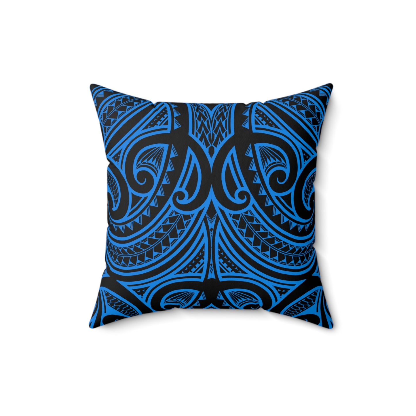 Guam Faux Suede Square Pillow Guam Seal Tribal Pillow Faux Suede