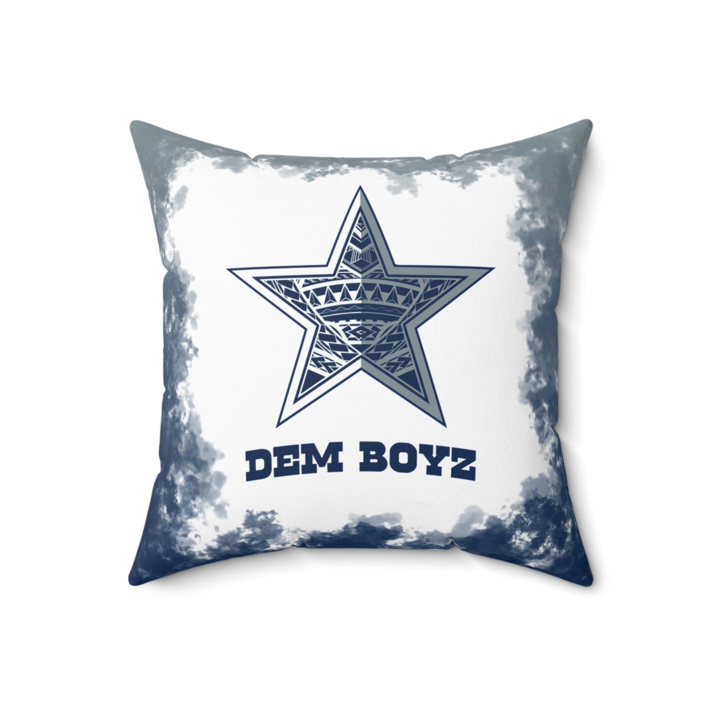 Dem Boyz Tribal Faux Suede Square Pillow Cowboys Tribal Faux Suede
