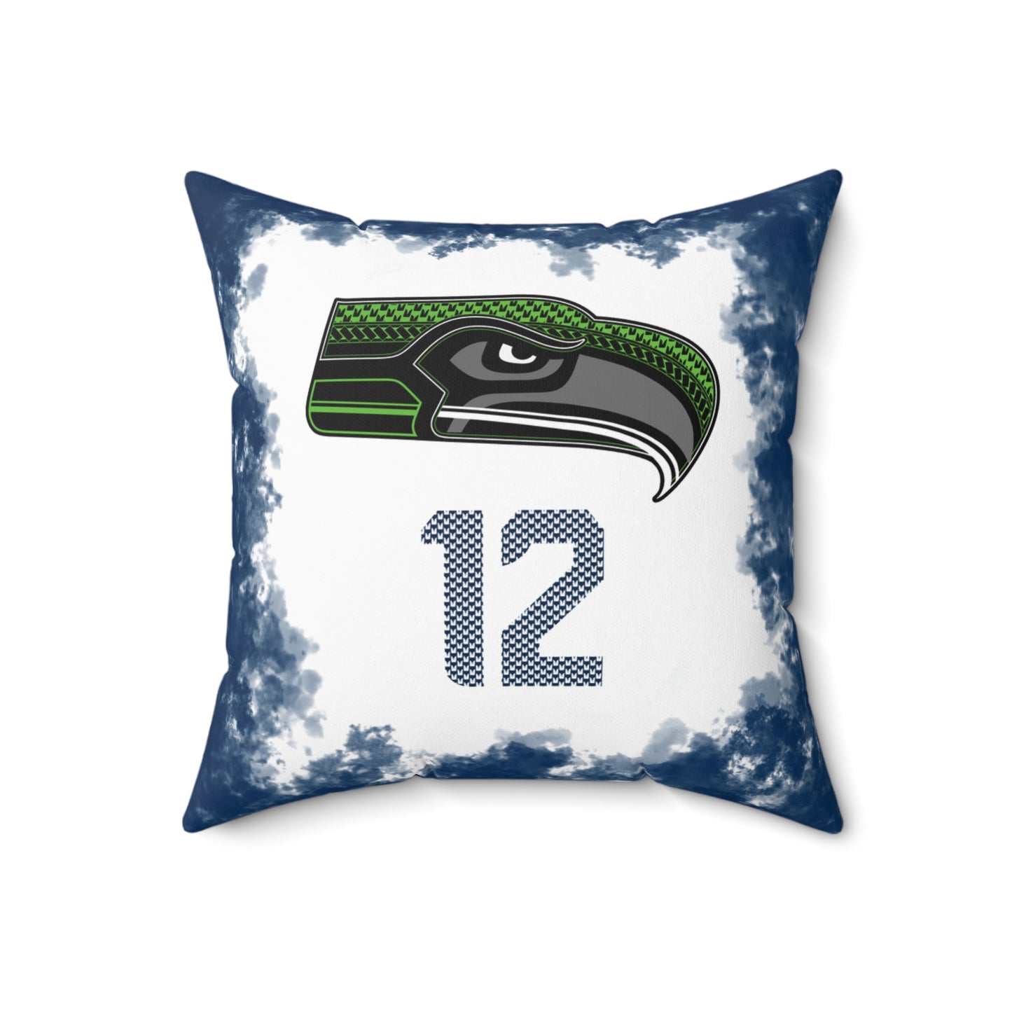 Hawks Tribal Faux Suede Square Pillow Hawks Tribal Faux Suede Fan Cave Gift