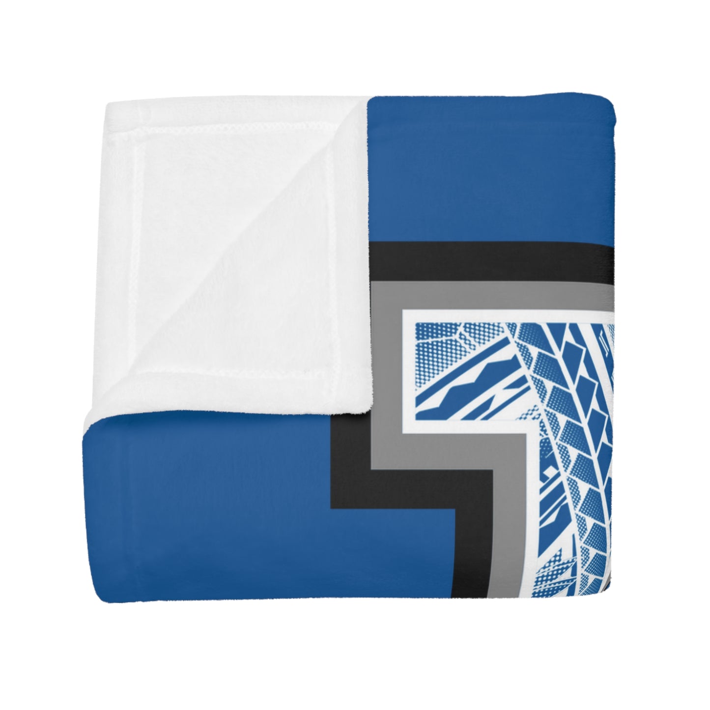 LA TRIBAL Plush Fleece Blanket, Blue City of Angels Tribal, LA Blue