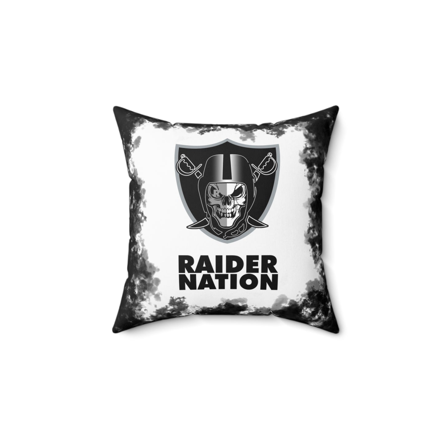 Raider Nation Tribal Faux Suede Square Pillow Raiders Tribal, Fan Cave Gift