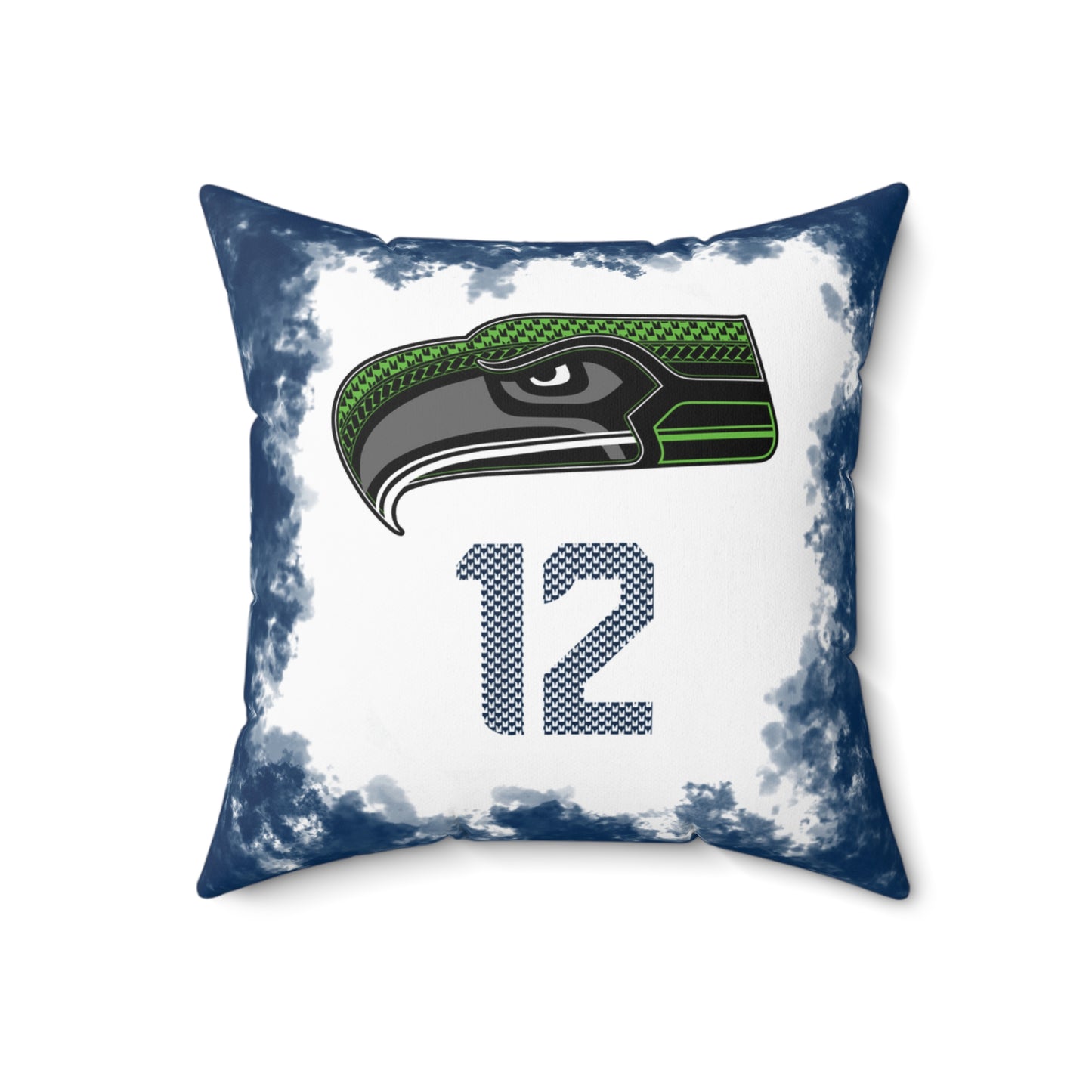 Hawks Tribal Faux Suede Square Pillow Hawks Tribal Faux Suede Fan Cave Gift