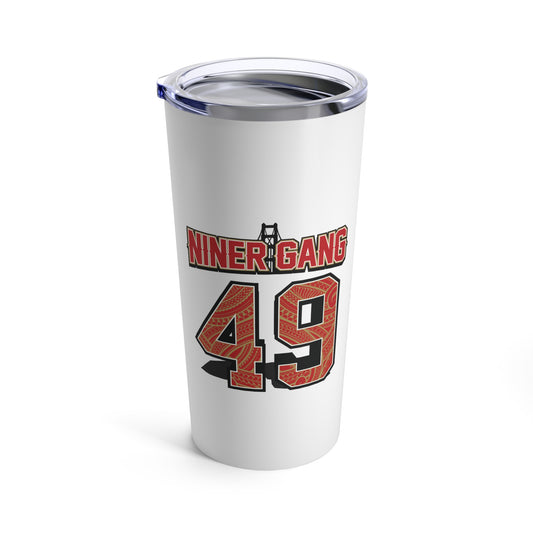 NINERGANG Tumbler 20oz, White