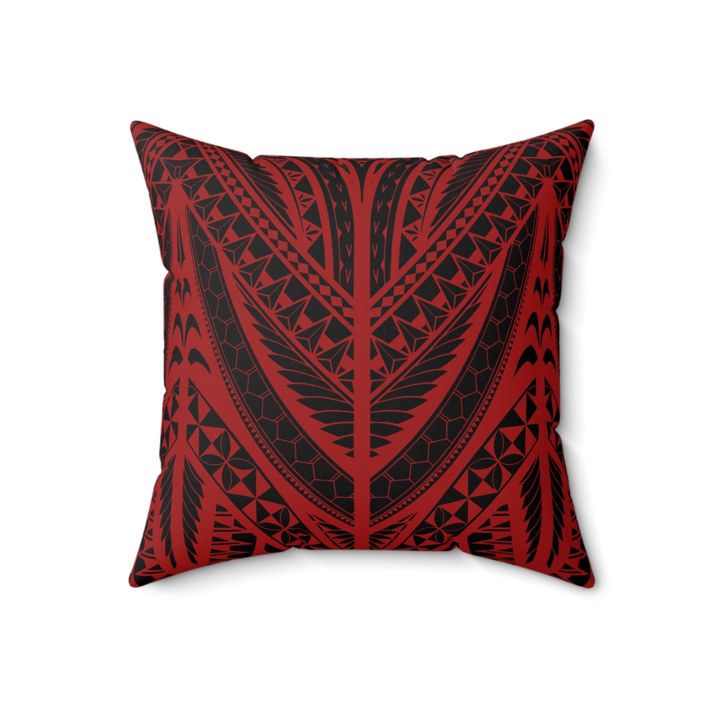 Sila 'O Tonga Faux Suede Square Pillow Tonga Faux Suede Pillow Tonga