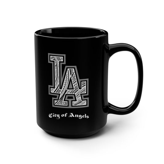 LA TRIBAL Black Mug, 15oz