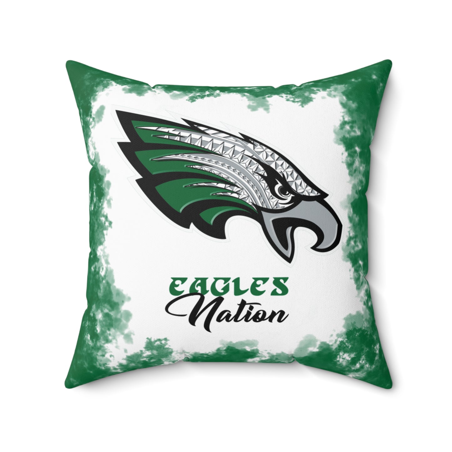 Eagles Tribal Faux Suede Square Pillow Eagles Tribal Faux, Fan Cave Gift