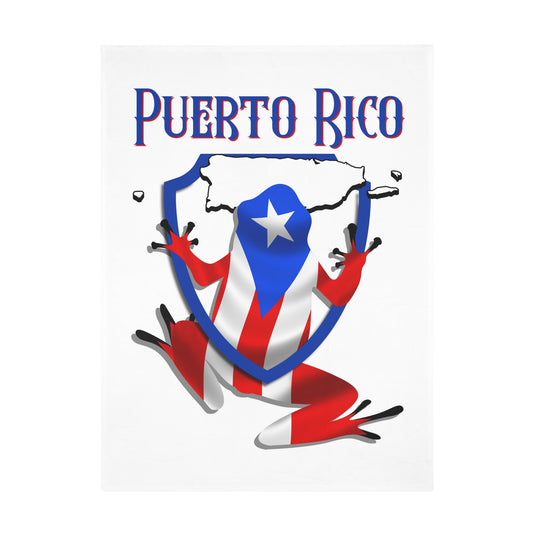 PUERTO RICO Plush Fleece Blanket