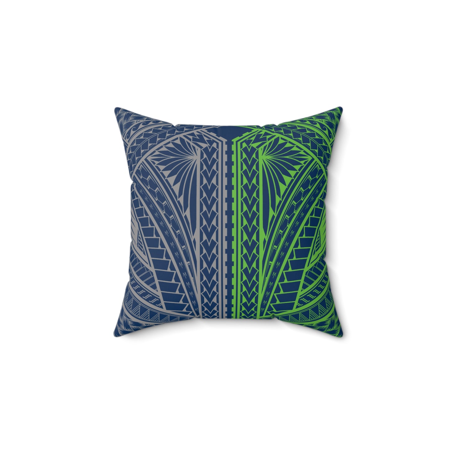 THE HAWKS Faux Suede Square Pillow Seahawks Tribal Faux Suede Pillow