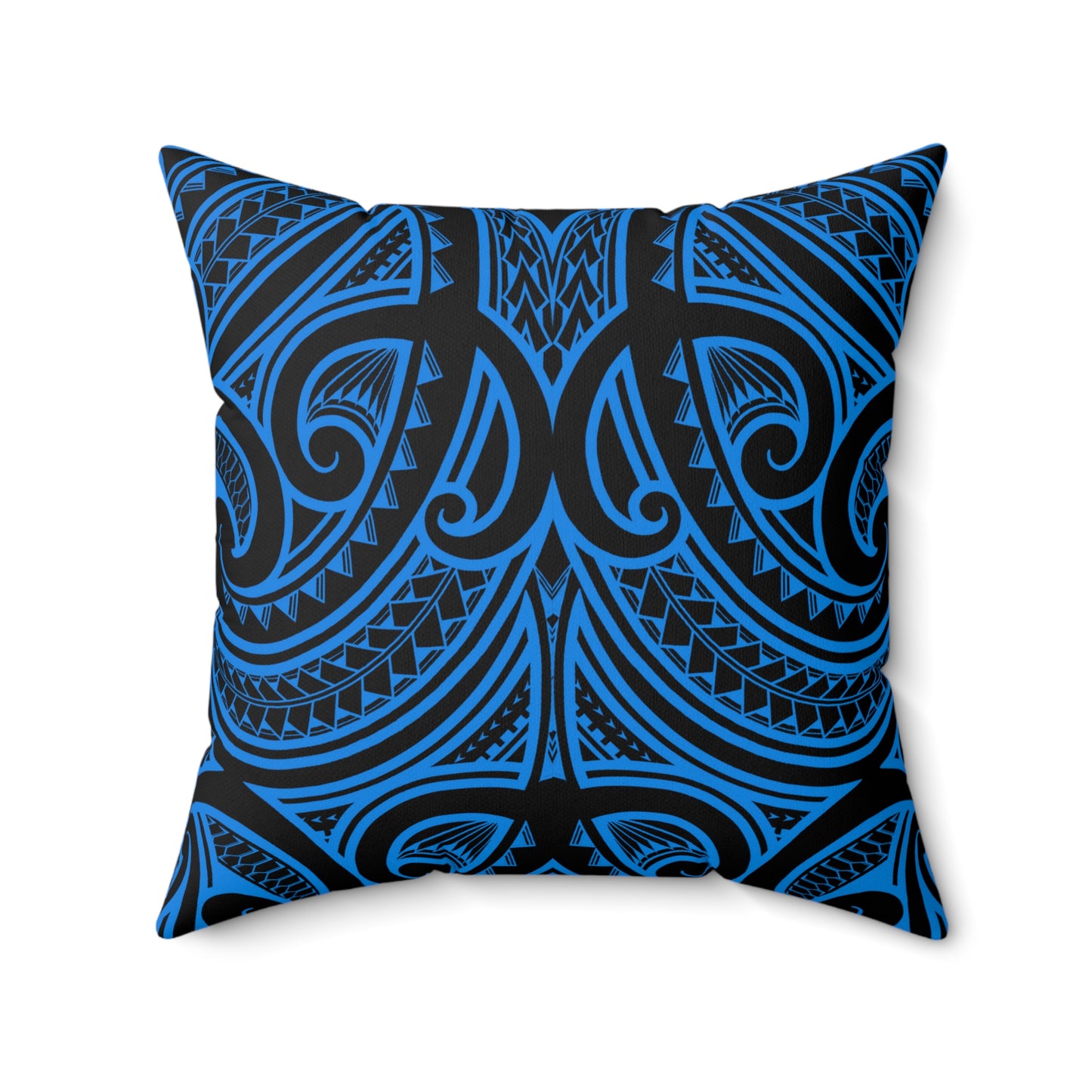 Guam Faux Suede Square Pillow Guam Seal Tribal Pillow Faux Suede