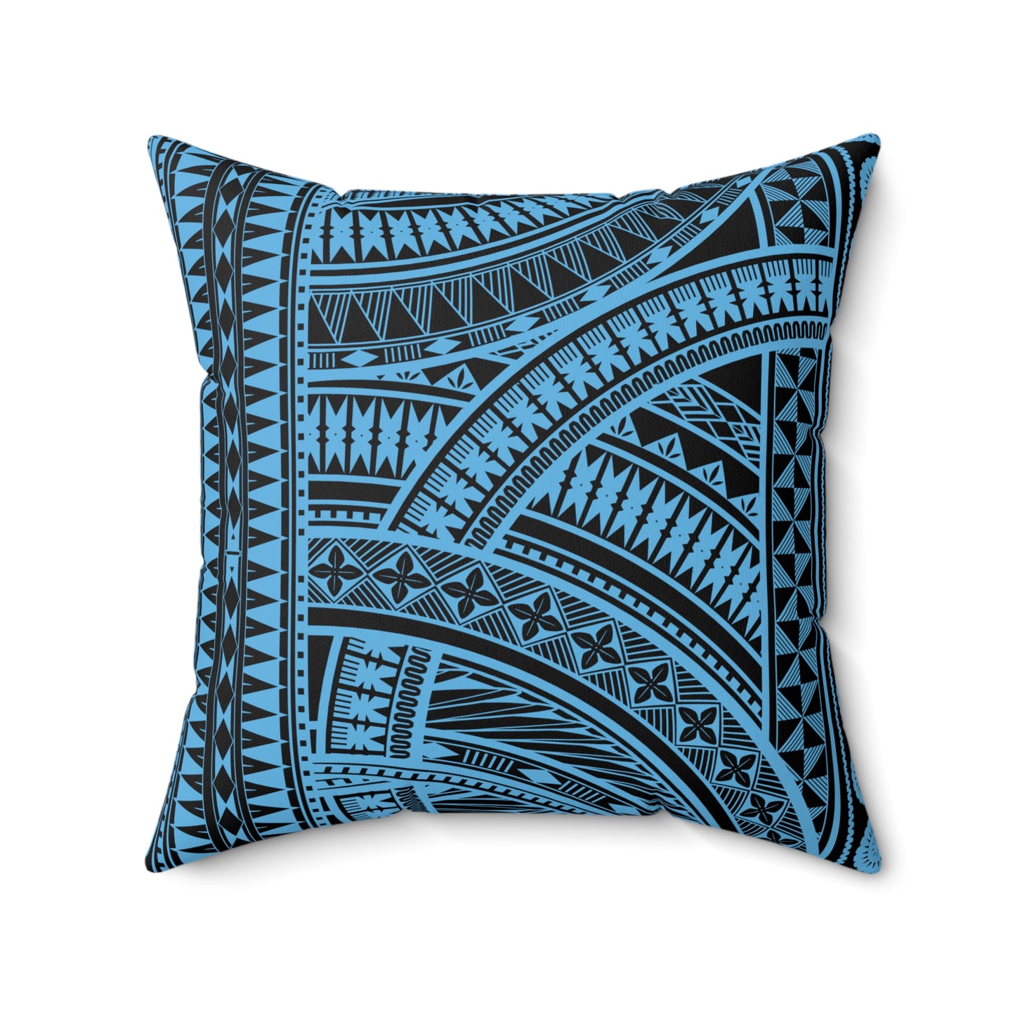 Fiji Coat of Arms Faux Suede Square Pillow Fiji Islands Custom Design