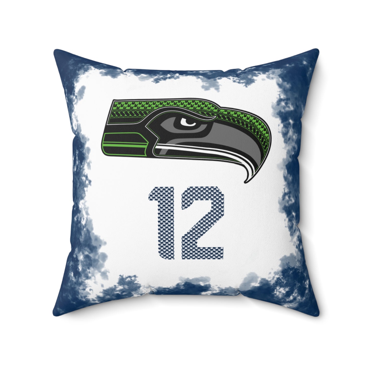 Hawks Tribal Faux Suede Square Pillow Hawks Tribal Faux Suede Fan Cave Gift