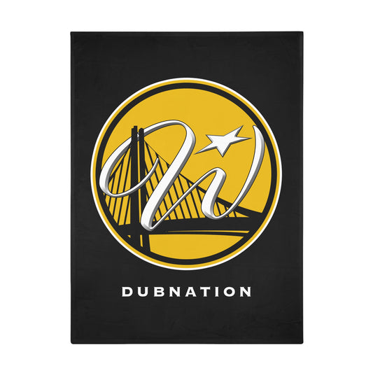 DUBNATION Plush Fleece Blanket, Black