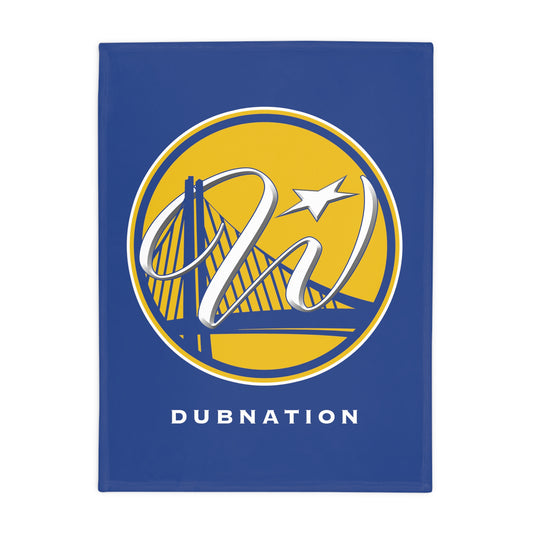 DUBNATION Plush Fleece Blanket, Blue