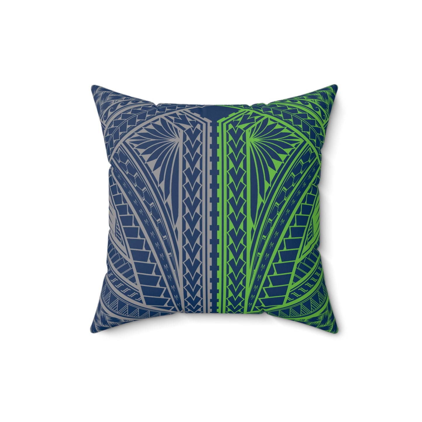 THE HAWKS Faux Suede Square Pillow Seahawks Tribal Faux Suede Pillow