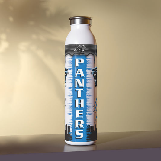 Panthers Slim Water Bottle, Panthers Water Bottle 20oz Carolina, Gifts for Him