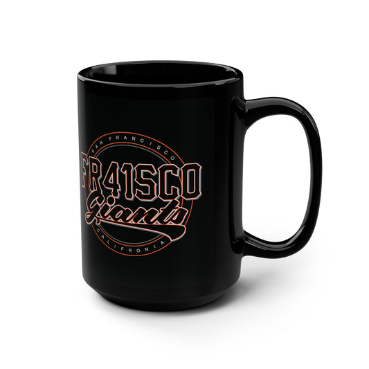 FR415CO GIANTS Black Mug, 15oz