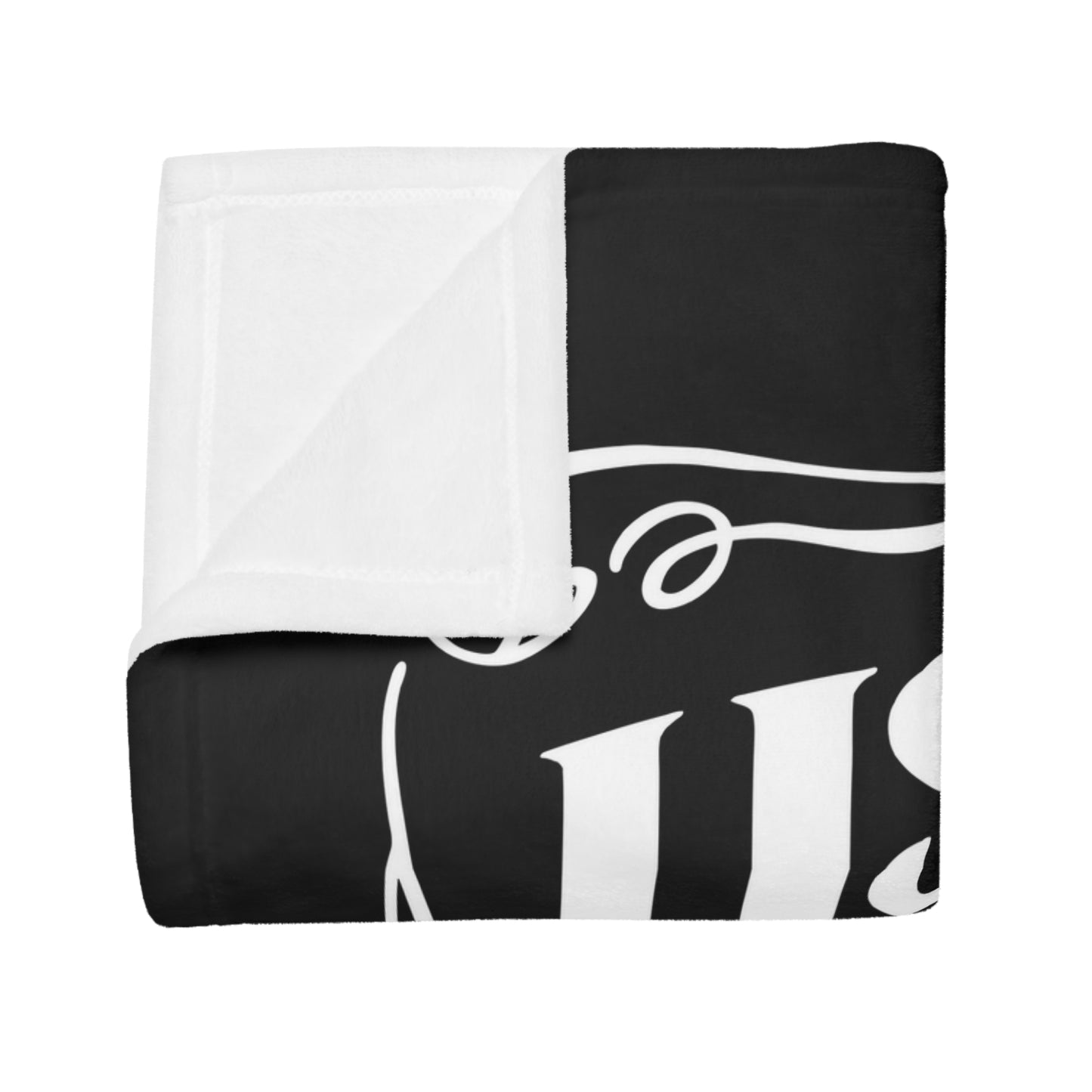 OLD 684 WHISKEY Plush Fleece Blanket, Black Samoa Whiskey