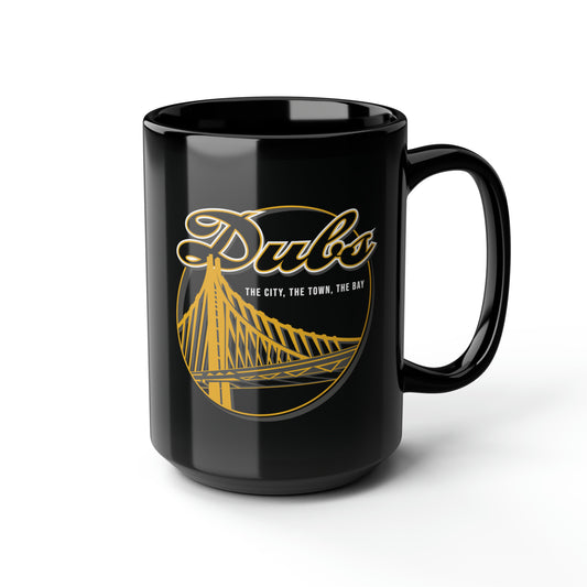 DUBS Black Mug, 15oz